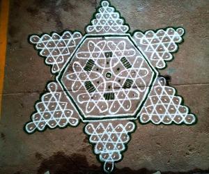 dotted rangoli