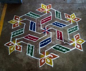 Rangoli: dotted one