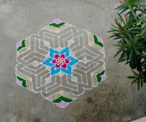 Margazhi kolam day 17