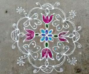Rangoli: Margazhi day 20