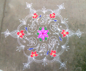 Rangoli: Margazhi kolam 16