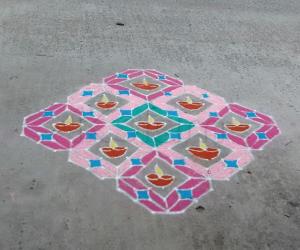 Rangoli: Margazhi day 15