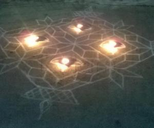 Rangoli: KARTHIGAI DEEPAM 2014
