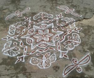 Rangoli: Butterfly