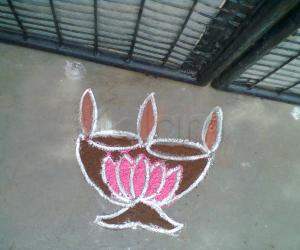 Diya Kolam