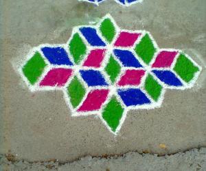Rangoli: 3d Kolam