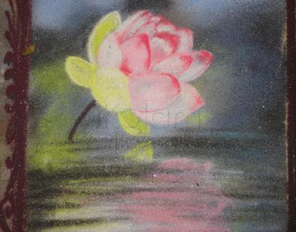 Rangoli: lotus