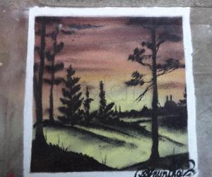 Rangoli: scenary