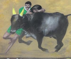 Rangoli: Jallikattu