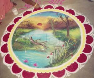 Rangoli: Scenery