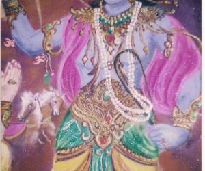 Rangoli: Ram Navami rangoli - Geetha updesh