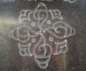 line rangoli