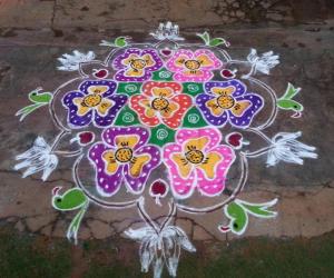 Rangoli: margali rangoli .