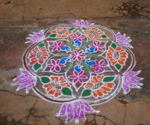 dotted margazhli rangoli 4