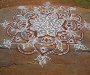 freehand rangoli