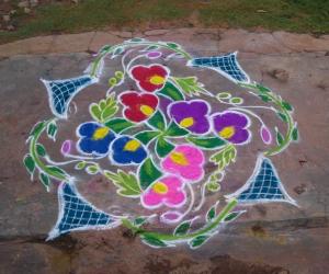 Rangoli: margali rangoli .