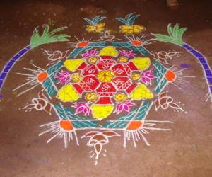 Rangoli: margali rangoli .
