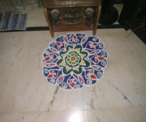 Rangoli: free hand rangoli