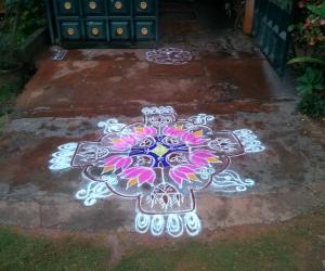 Rangoli: friday rangoli