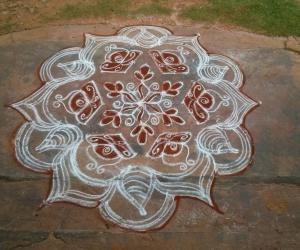 Rangoli: dotted rangoli