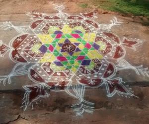 Friday rangoli