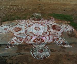 Rangoli: Padi kolam