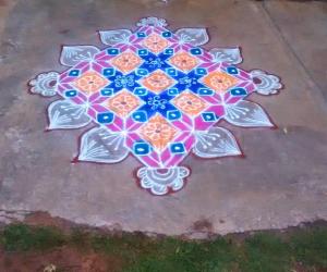 Margazhli kolam Day 2