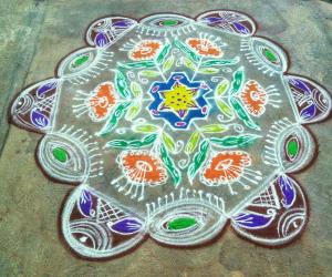 Margazhli kolam Day 3