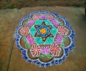Rangoli: Margazhi rangoli
