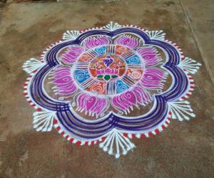 Margazhli day 3(vaikunta ekadasi rangoli)