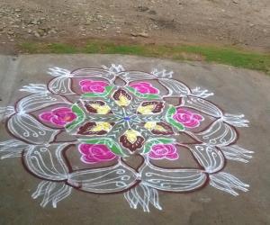 Friday rangoli