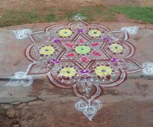 Rangoli: colour rangoli