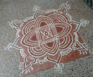 Rangoli: padi kolam