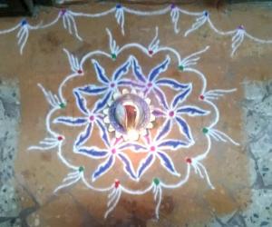 Rangoli: sunday free time rangoli