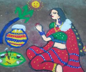 Rangoli: Pongal kolam