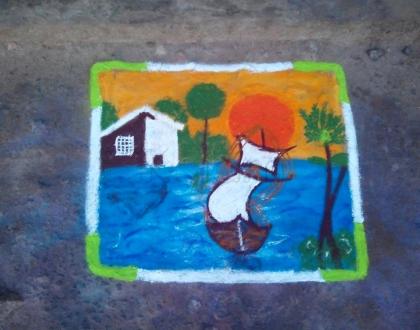 Rangoli: Marghali kolam