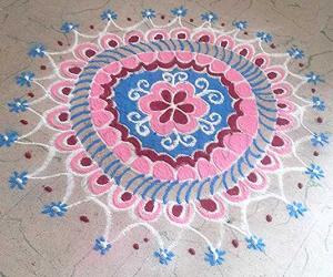 Rangoli: freehand rangoli