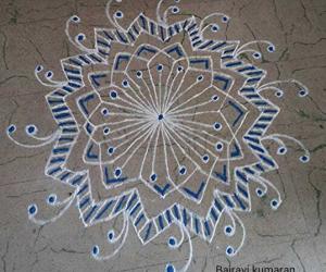 Rangoli: freehand rangoli
