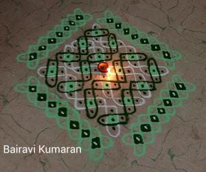 Rangoli: Navaratri day 4