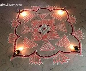 Rangoli: Kaarthigai kolam