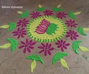 Rangoli: Kaarthigai kolam