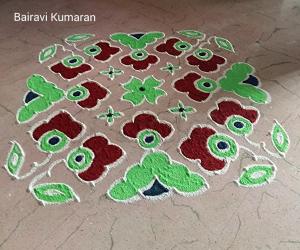 Rangoli: Maargazli kolam day 3