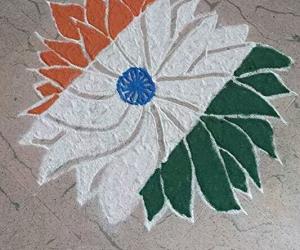 Republic day kolam 