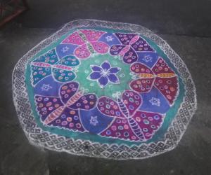 Rangoli: MARGAZHI KOLAM  20-12-2016