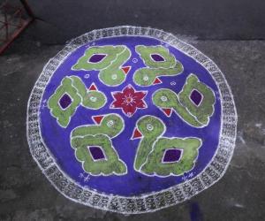 Rangoli: MARGAZHI KOLAM 27-12-2016