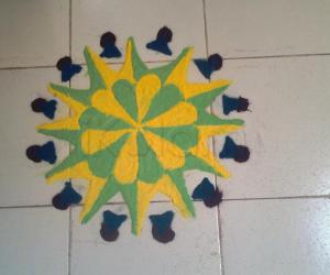 Rangoli: Free hand 