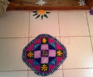 Rangoli: Free hand Rangoli