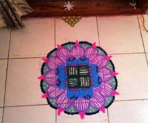 Rangoli: Friday kolam