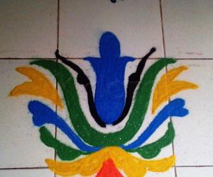 Rangoli: Free Hand rangoli