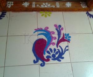 Rangoli: freehand rangoli